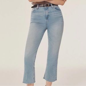 URBAN OUTFITTERS BDG HIGH WAISTED CROPPED KICK FLARE JEANS 26